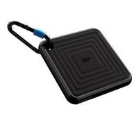 Silicon Power Disque SSD externe PC60 SP010TBPSDPC60CK 1 To USB-C 3.2 Gen 2 AES 256 bits Noir