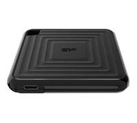 SILICON POWER PC60 - SSD - 512 Go - externe (portable) - USB 3.2 Gen 2 - AES 256 bits - noir Noir, Noir G
