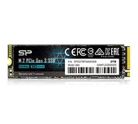 SSD Interne Silicon Power SP002TBP34A60M28 2To M.2 NVMe 2200Mo/s PCIe Gen3x4 Noir Noir