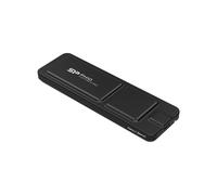 Silicon Power PX10 1 To SSD Externe USB Type-C 3.2 Gen 2 - 1050 Mo/s Lecture/Écriture - Boîtier Aluminium Noir - Compatible Windows/macOS/Linux/Android/iOS