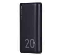 Silicon Power QS15 - Banque d'alimentation - 20000 mAh - 18 Watt - 3 A - PD, QC 3.0 - 3 connecteurs de sortie (2 x USB, USB-C) - noir