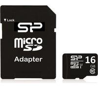 SILICON POWER Carte mémoire microSD SDHC Class 10 - 16 Go
