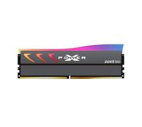 Silicon Power SP016GXLWU60FFSK Module de mémoire DDR5 16 Go Storm RGB 6000 MT/s (PC5-48000) 288 broches CL36 1,35 V UDIMM Gris