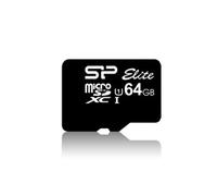Silicon Power SP064GBSTXBU1V10-SP Micro SDCard 64GB Silicon Power UHS-1 Elite/class10 w/ada