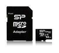 SILICON POWER SP064GBSTXDU3V10SP Memory Card Micro SDXC 64GB Class 3 Elite UHS-1 U3 +Adapter