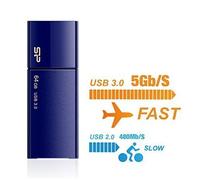 Silicon Power SP064GBUF3B05V1D Bleu, Bleu