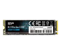 Silicon Power SSD P34A60 256 GB SSD interface PCIe Gen3x4 Vitesse d'écriture 1600 MB/s Vitesse de lecture 2200 MB/s