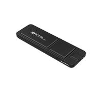 SILICON POWER PX10 - SSD - 1 To - externe (portable) - USB 3.2 Gen 2 (USB-C connecteur) - noir Noir, Noir G