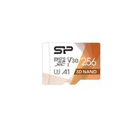 Carte Mémoire + Adaptateur - Silicon Power - Superior Pro microSDXC 256Go - UHS-I U3 V30 4K A1 Haute Vitesse