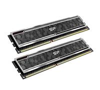 Silicon Power Value SP016GXLZU320BDAJ5 Module de mémoire RAM DDR4 16 Go (2 x 8 Go) 3200 MHz (PC4 25600) CL16 1,35 V avec dissipateur thermique Camouflage Gris