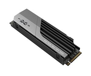 Silicon Power XS70 SP02KGBP44XS7005 Disque Dur SSD avec dissipateur Thermique Compatible avec PlayStation 5, Nvme PCIe Gen4 M.2 2280 Jeu Interne R/W jusqu'à 7 300/6 800 Mo/s 2 to