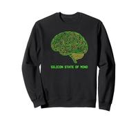 Silicon State of Mind Engineer PCB Brain Design Sweatshirt
