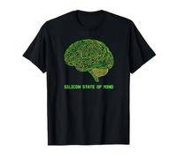 Silicon State of Mind Engineer PCB Brain Design T-Shirt