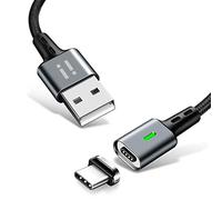 SilicOne 1m PLATINUM Nylon Magnet USB C Câble de Charge Rapide Quick Charge 3.0 Câble de Données - 1x Câble + 1x Connecteur USB-C