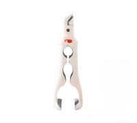 Silicone 3 en 1 résistant à la chaleur pour plaque chauffante avec mécanisme de verrouillage et décapsuleur intégré pour une prise en main sûre et le transport des ustensiles de cuisine chauds (lait