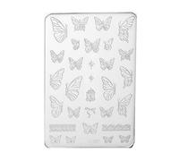 Silicone 3D Nail Art Moule, Mini Taille Papillon Graffiti Lignes Art Sculpture Modèle, Nail Charme Faire En Relief Pochoirs