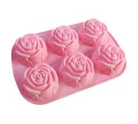 Silicone 6 trous en forme de fleur en silicone en forme de fleur à 6 trous