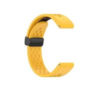 Silicone à Installation rapide, 20 22 26mm, adapté for Garmin Fenix 8 6/6X/6XPro/7/7X/5//5s/5X/5XPlus/3/Forerunner 945(Yellow,20mm)