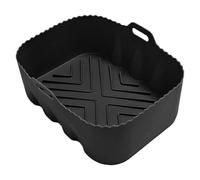 Silicone Air Frey Liners Réutilisable - Accessoires de friteuse à air de qualité alimentaire | Plateau de four rectangulaire résistant à haute température pour la cuisson au four pour le restaurant D