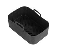 Silicone Air Fryer Doublure de rechange réutilisable for friteuse à air en silicone, rectangulaire, double panier, tapis for poulet pour Air Fryer