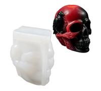 Silicone alimentaire avec motif tête de mort corbeau pour projets créatifs