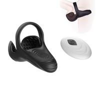 Silicone Anneau Vibrant Penis Clitoridienne télécommandé 10 vibrations | YILUQIFLY BDSM Cock multifréquence Scrotum Ring Ejaculation retardé Jouets sexuels Hommes adulte couples imperméable