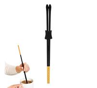 Silicone Anti-Calding Long Cooking Chopsticks - 12 pouces Heat-Resistant Reusable Kitchen Cooking, Frying, Hot Pot & Grilling Chopsticks, Non-Slip, Dishwasher Safe, Black, 1 paire