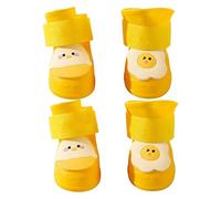 Silicone Anti--Slip Paw Protectors, Cute Shape Waterproof Rain Shoes Dogs, Spark Paws Water-Resistant Dog Boots, Rainy and Snowy Days, Set of 4 Pieces