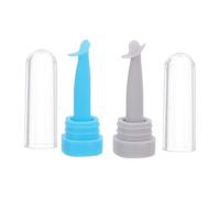 Silicone Applicateur de Lentilles de Contact, Précis, Lot de 2 | Micro Ventouse, Prise Ergonomique et Format Léger, Usage Quotidien ou Voyage, Boîte de Rangement Incluse