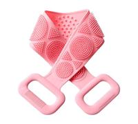 Silicone Back Brush - Double Sided Bath Scrubber | Elastic Body Cleaner