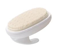 Silicone Back Massage Brush - Handleless Built In Soap Dispenser | Pink