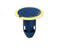 Silicone Bain Douche Sol crépine Noyau Cuisine Salle de Bains vidange d'eau Filtre Couvercle Bouchon piège Siphon évier déodorant en Gros pour Éviers, Salles de Bain(3pcs Blue)
