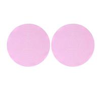 Silicone Baking Mat 2 Pack | 12 Inch Non - Stick Dough Rolling Mat for Cake Turntable | Reusable Pastry Pad with Size Scale for Pizza/Pasta/Pie Crust