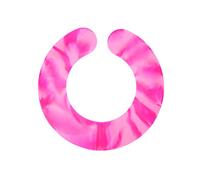 Silicone Barber Hair Cape Liquid Protective | Static Hair Cutting Collar for Salon/Home Use | Soft Pink Cape for Hair Dyeing & Washing | Easy Care Design