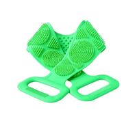 Silicone Bath Brush - Double Sided Body Scrubber Massage Tool | Soft cleaning Shower Brush, Gentle Deep Cleaning Design | Body Wash Shower Gel Compatible for Men Women