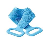 Silicone Bath Brush - Double Sided Body Scrubber Massage Tool | Soft cleaning Shower Brush, Gentle Deep Cleaning Design | Body Wash Shower Gel Compatible for Men Women