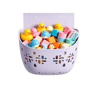 Silicone Bath Toy Storage | Wall Mounted Organizer for Bathroom Essentials
