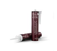 Silicone blanc pour l'intérieur et l'extérieur | Silicone de construction étanche au lion 310 ml | Fenêtre extérieure | Résistant à l'eau/aux UV (1, blanc)