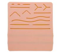 Silicone Bloc D’entraînement Beige aux Injections | Simulation Réaliste, Motifs de Plaies Variés, pour Ponction Veineuse et Injection Intramusculaire, Labs