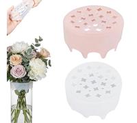 Silicone Blossom Grid Flower Arranger, Silicone Flower Frog Arranger Grid, Flexible Reusable Floral Grid for Vases, Stretchable Flower Arrangement Holder, Waterproof Flower Frogs (2Pcs-A)