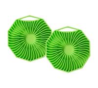 Silicone Body Scrubber Exfoliator Brush Set, Loofah Massager Cleanings Tools, Bath Cleaning Accessory, Gentle Body Cleansing, Shower Baths Accessories for Men and Women, 3.94 inches