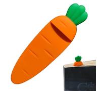 Silicone Book Markers - Silicone Reading Bookmark | Book Marks For Reading | Book Marks For Pages | Carrot Silicone Student Reading Bookmark For Family, Adults, Kids, Friends