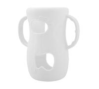 Silicone Bottle Protector - Double-Handle Easy Grip Sleeve For, Drop-Resistant Anti--Breakage Cover For Glass Feeding Bottles | For Milk Juice & Nursing Safety For Boys Girls