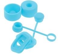 Silicone Bouchon de Bouteille Lot de Set Anti-Fuite, Bleu