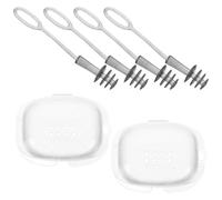 Silicone Bouchons D'oreilles de Natation avec Lanyard 2 Paires | Étanches, Confortables et Anti-perte, Usage Piscine et Snorkeling, Convient aux Hommes et Femmes