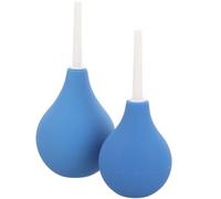 Silicone Boules de Nettoyage Auriculaire Bleu 2 Pièces, pour Lavage | Opération Main, Embout Lisse et Surface Antidérapante, Usage Salle de Bain et Salon