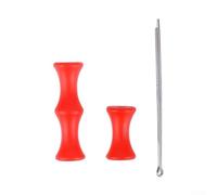 Silicone Bowstring Finger Protector for Recurve Silicone Bowstring(Red)