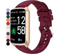 Silicone Bracelet 16Mm 18Mm 19Mm 20Mm 22Mm 24Mm Compatible Avec Garmin Samsung Amazfit Ruimen Tensky Huawei Smartwatch Bracelet Quick Relese Enfants Femmes Hommes[LET9134082]