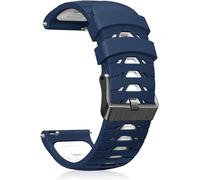 Silicone Bracelet Pour Largeur Pattes De Montre 22Mm, Homme Femme Respirant Réglable Sangle Sport Bracelet Pour Samsung Amazfit Huawei Garmin Xiaomi Montre - Bleu/Blanc[LET9137067]