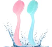 Silicone Brosse Nettoyante Visage 2 Pièces, Pour Tous Les Types Peau, Brosse Nettoyante Exfoliante Brosse Faciale